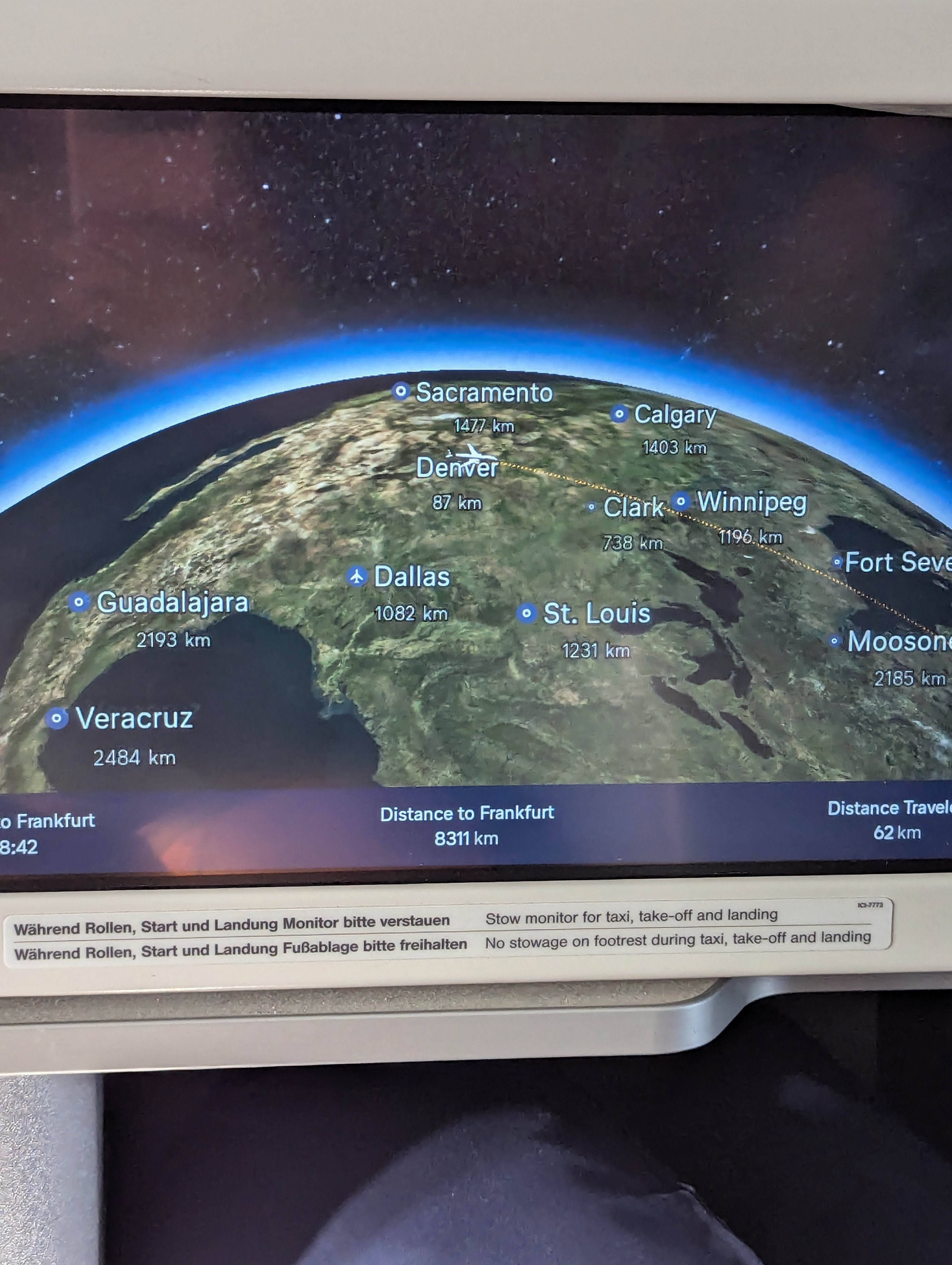 Denver International Airport, Frankfurt, Lufthansa, Airbus